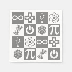Guardanapo De Papel Símbolos do geek