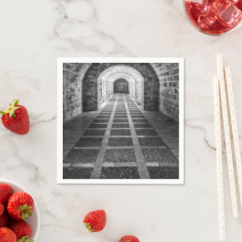 Guardanapo De Papel Simetria em preto e branco