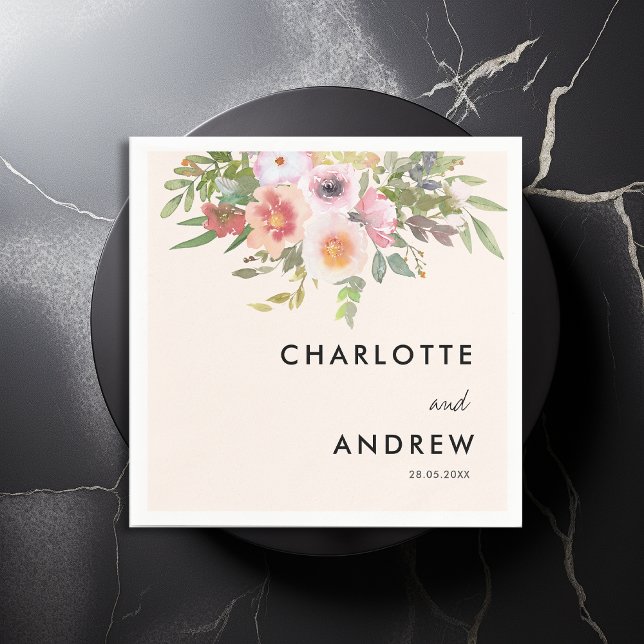 Guardanapo De Papel Simple, elegant eucalyptus, flowers  (Criador carregado)