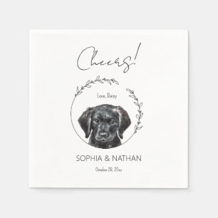 Guardanapo De Papel Simple Labrador Retriever Puppy Casamento Cocktail