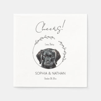 Guardanapo De Papel Simple Labrador Retriever Puppy Casamento Cocktail