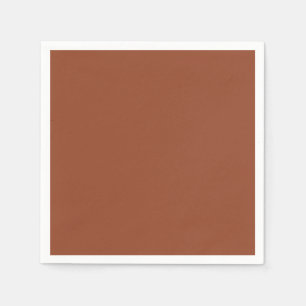 Guardanapo De Papel Simple Terracotta Cocktail Napkins