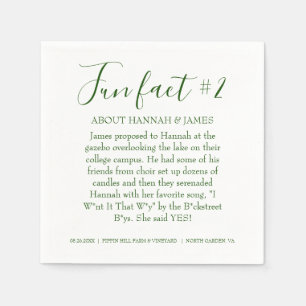 Guardanapo De Papel Simples Casamento Moderno Verde Esmeralda Curiosid