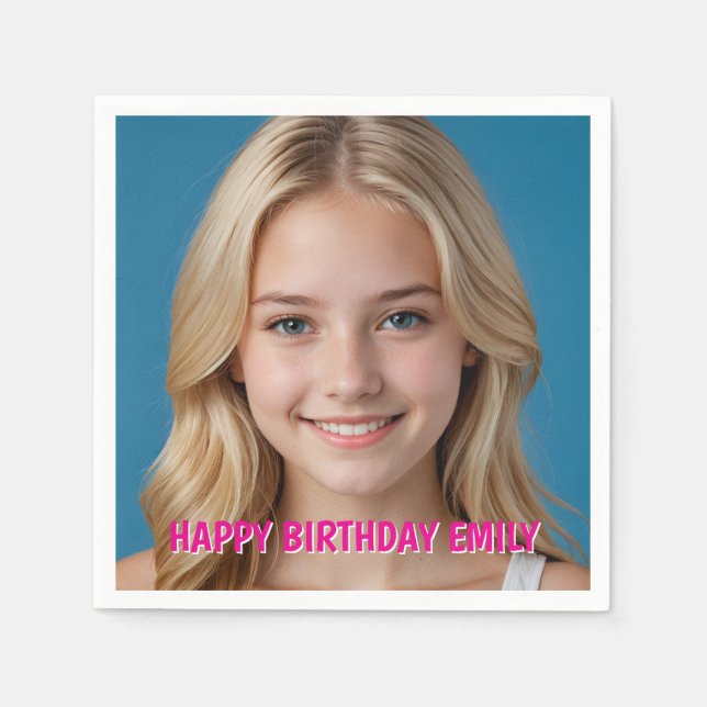 Guardanapo De Papel Simples crie seu próprio papel fotográfico (Frente)