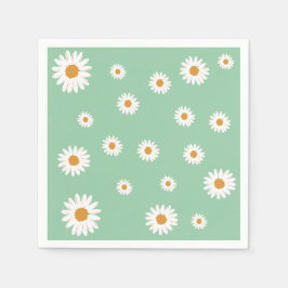 Guardanapo De Papel Simples Daisy Theme Paper Napkin