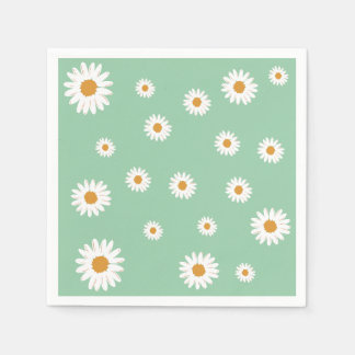 Guardanapo De Papel Simples Daisy Theme Paper Napkin