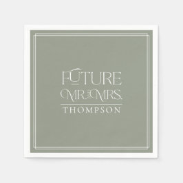 Guardanapo De Papel Simples Futuro Livro do Chá da senhora deputada Gr