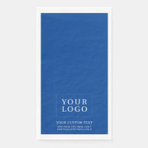 Simples Logotipo Azul Real Personalizado Promocion