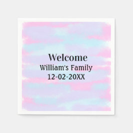 Guardanapo De Papel simples logotipo monograma mínimo personalizado be