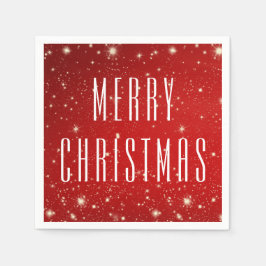 Guardanapo De Papel Simples Moderno NATAL NATAL Vermelho