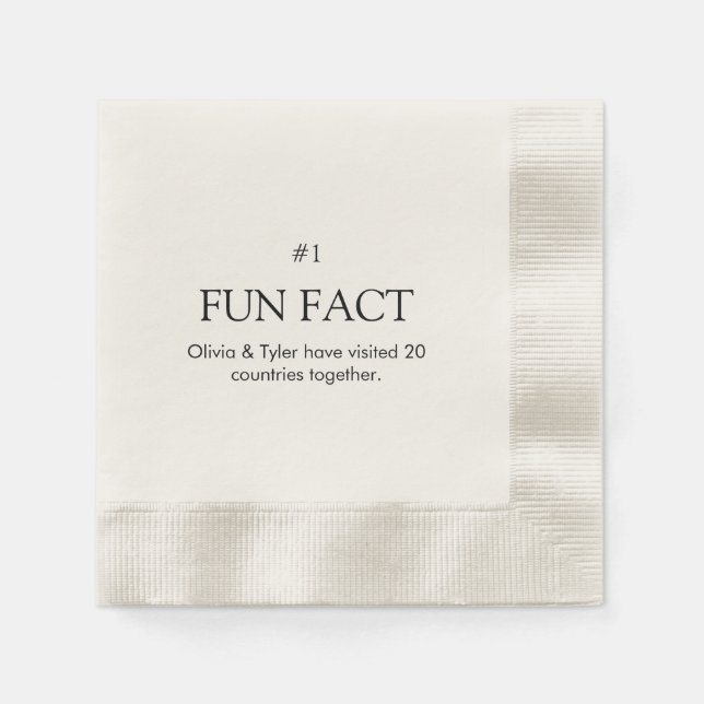 Guardanapo De Papel Simples Papel de Fato de Casamento Napkin (Frente)