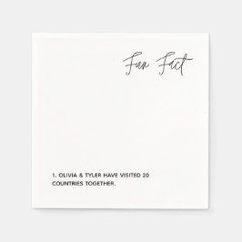 Guardanapo De Papel Simples Papel de Fato de Casamento Napkin