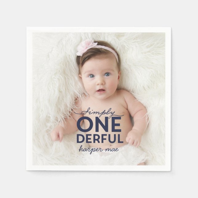 GUARDANAPO DE PAPEL SIMPLESMENTE MARAVILHOSOS NAPKINS DE PAPEL (Frente)