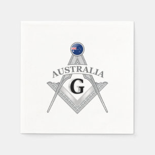 Guardanapo De Papel sinal da maçonaria australiana