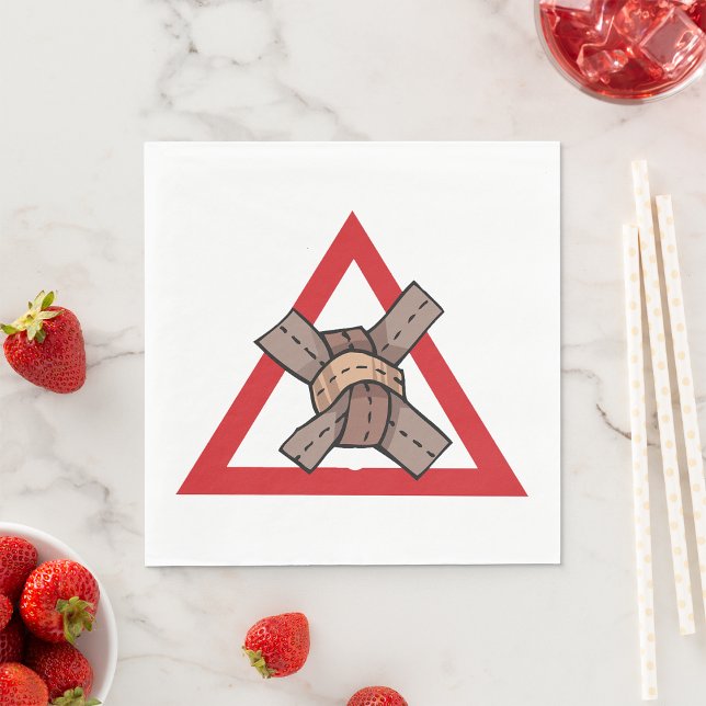 Guardanapo De Papel Sinal de Estrada Encantada de Tráfego (Criador carregado)