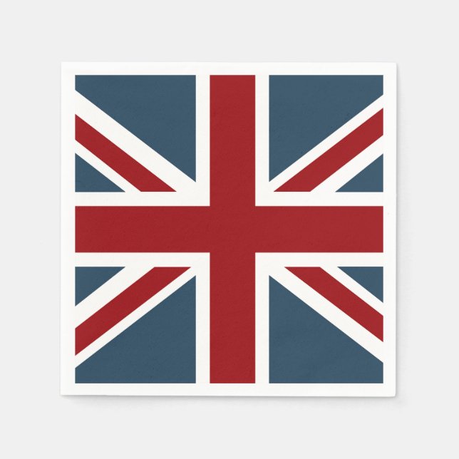 Guardanapo De Papel Sinalizador Classic Union Jack (Frente)