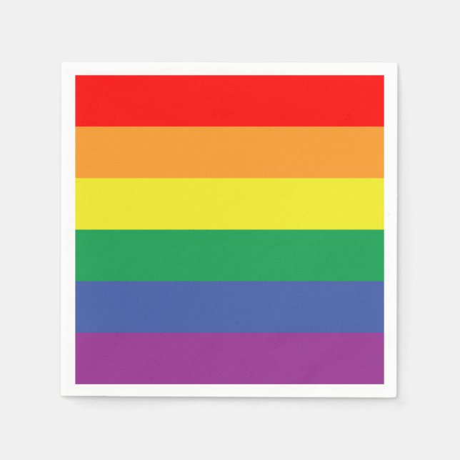 Guardanapo De Papel Sinalizador de Orgulho (Frente)