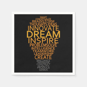 Guardanapo De Papel Sinalizadores de papel para lâmpadas Inspiradoras