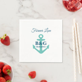 Guardanapo De Papel Sinapores de festa de casamento de logotipo de ânc