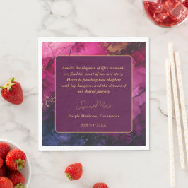 Guardanapo De Papel Sinfonia de Luxury Celestial Elegance Marble