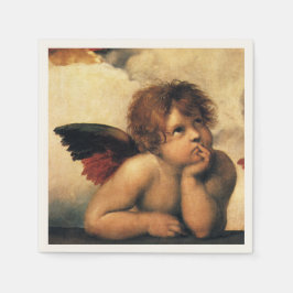 Guardanapo De Papel Sistine Madonna Angels por Raphael Sanzio