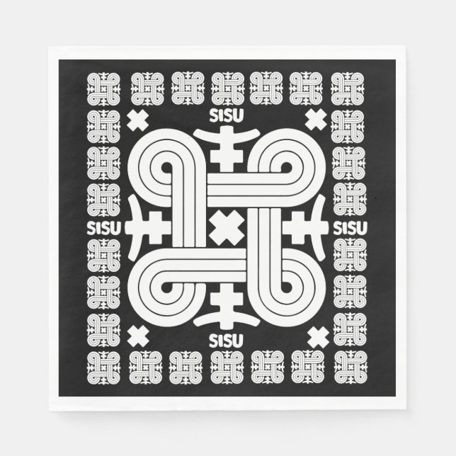 Guardanapo De Papel Sisu Art Finlandês (Frente)