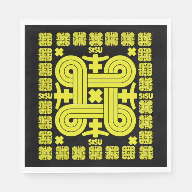 Guardanapo De Papel Sisu O Espírito Finlandês (Frente)