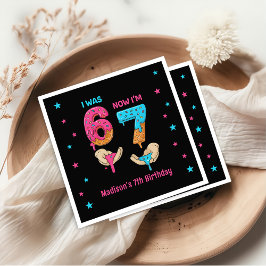 Guardanapo De Papel Six Seven Birthday Napkins
