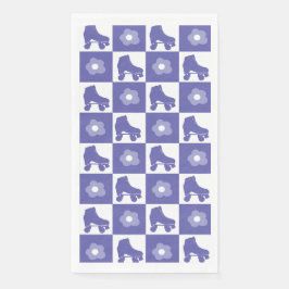 Guardanapo De Papel Skate de Derby do Cilindro Verificado Roxo