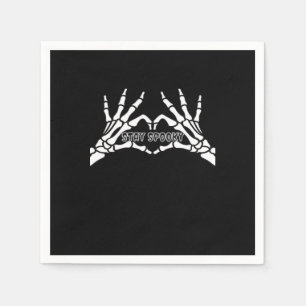 Guardanapo De Papel Skeleton Heart and Mands Classic Design