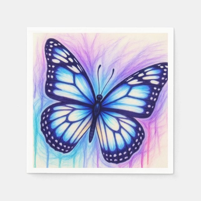 Guardanapo De Papel SketchBorboleta (Frente)