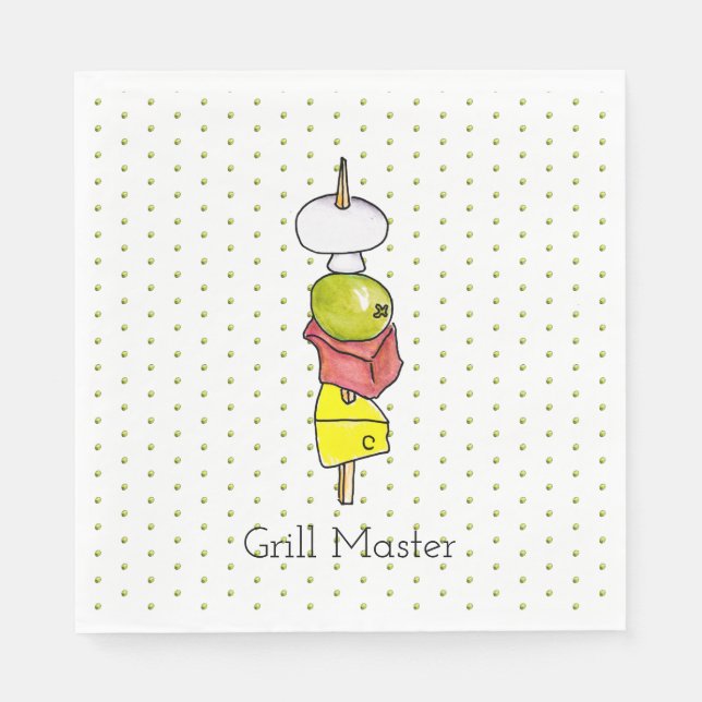 Guardanapo De Papel Skewer (Frente)