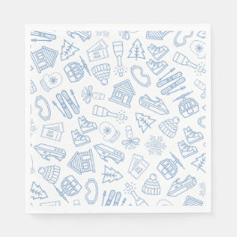 Guardanapo De Papel Ski Bachelorette, Última Brinde Nas Esfregões