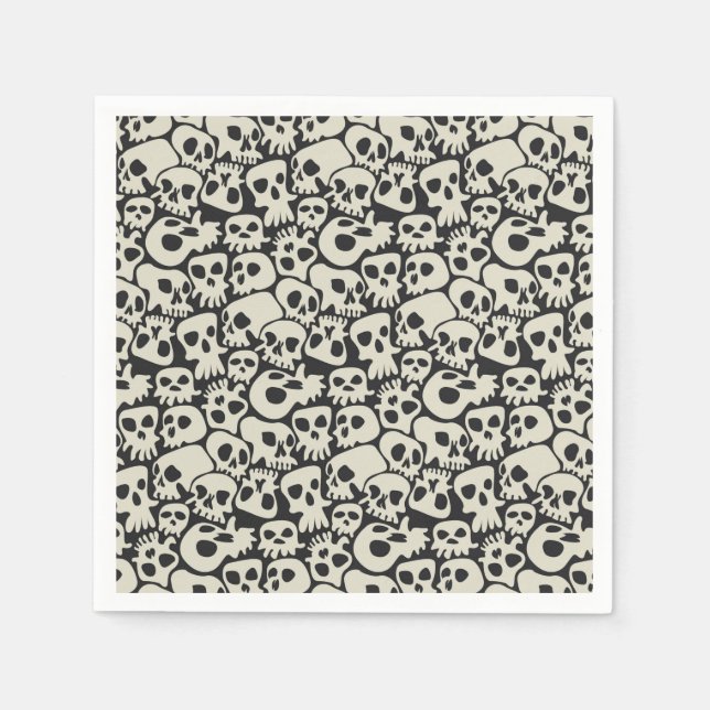 Guardanapo De Papel Skulls Napkins (Frente)