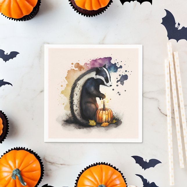 Guardanapo De Papel Skunk Halloween (Criador carregado)