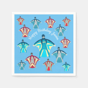 Guardanapo De Papel Skydiving