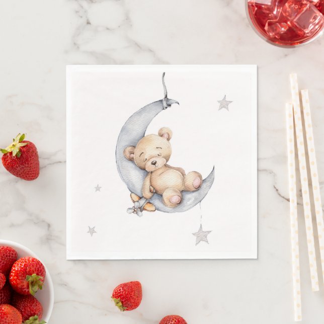 Guardanapo De Papel Sleing Bear Napkin (Insitu)