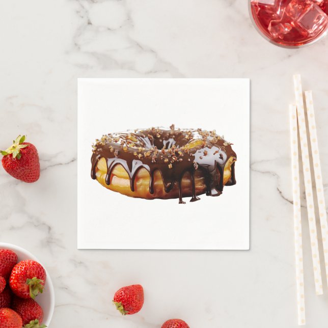 Guardanapo De Papel SlipperyJoe's decadent donut covered thick glossy  (Insitu)