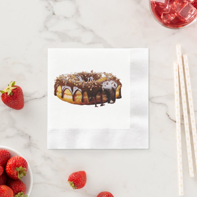 Guardanapo De Papel SlipperyJoe's decadent donut covered thick glossy  (Insitu)