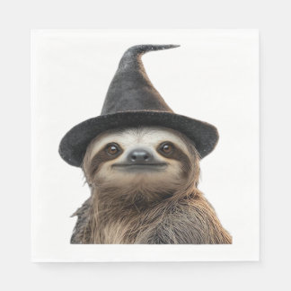 Guardanapo De Papel Sloth Wearing Halloween Witch Hat Classic T-Shirt