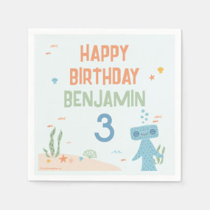 Guardanapo De Papel Slumberkins Martelo de aniversário