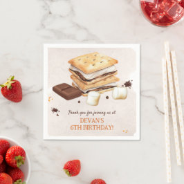 Guardanapo De Papel S'mores Festa de aniversário