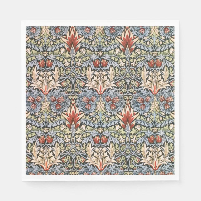 Guardanapo De Papel Snakeshead Pattern (por William Morris) (Frente)