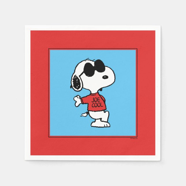 Guardanapo De Papel Snoopy "Joe Cool" Standing (Frente)
