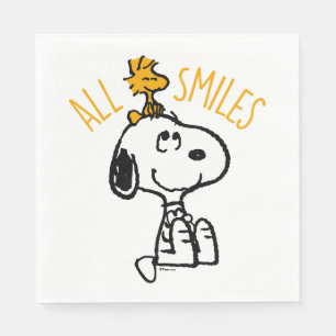 Guardanapo De Papel Snoopy & Woodstock - Todos os sorrisos