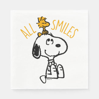 Guardanapo De Papel Snoopy & Woodstock - Todos os sorrisos