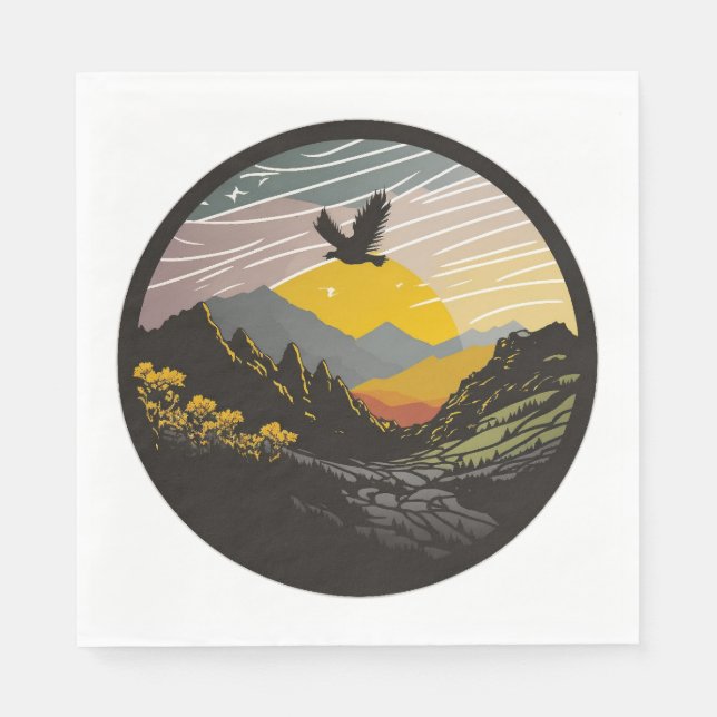 Guardanapo De Papel Snowdonia (Frente)