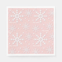 Snowflake Christmas Napkin