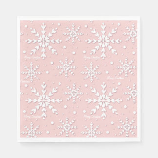 Guardanapo De Papel Snowflake Christmas Napkin