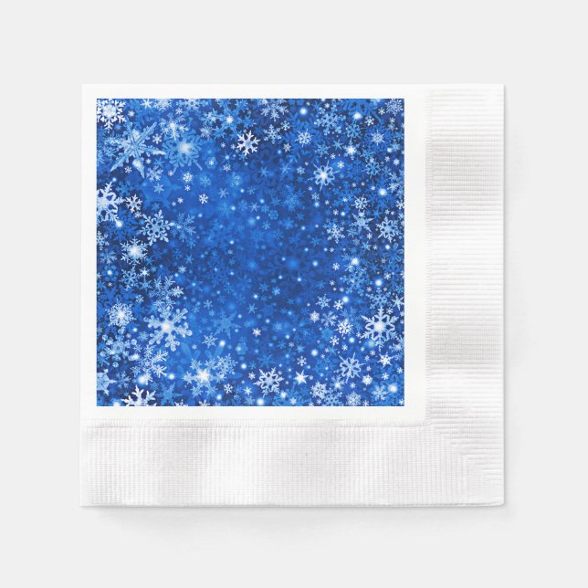 Guardanapo De Papel Snowflake Paper Napkins (Frente)